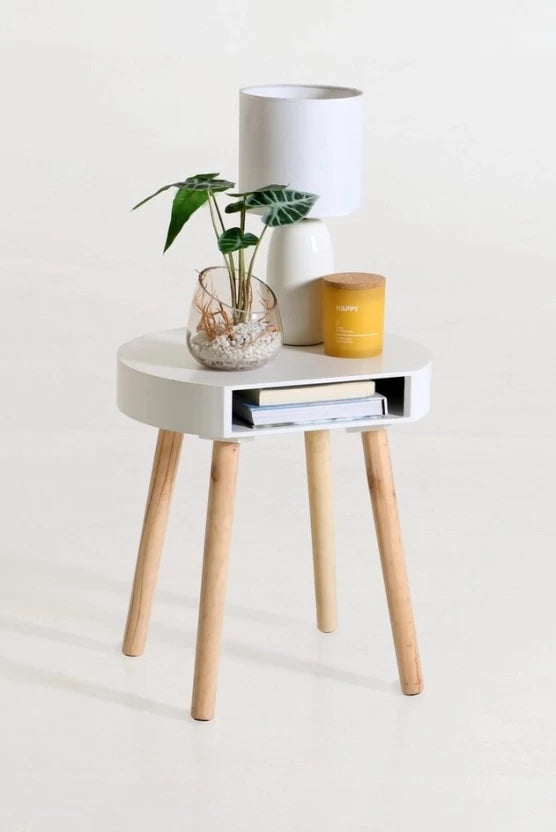 OakHaven Nook Bedside Table