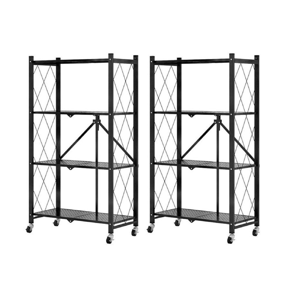 SteelStack 4-Tier Foldable Kitchen Rack