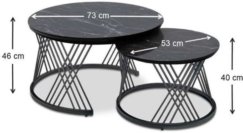 Leaf furniture Coffee table Black