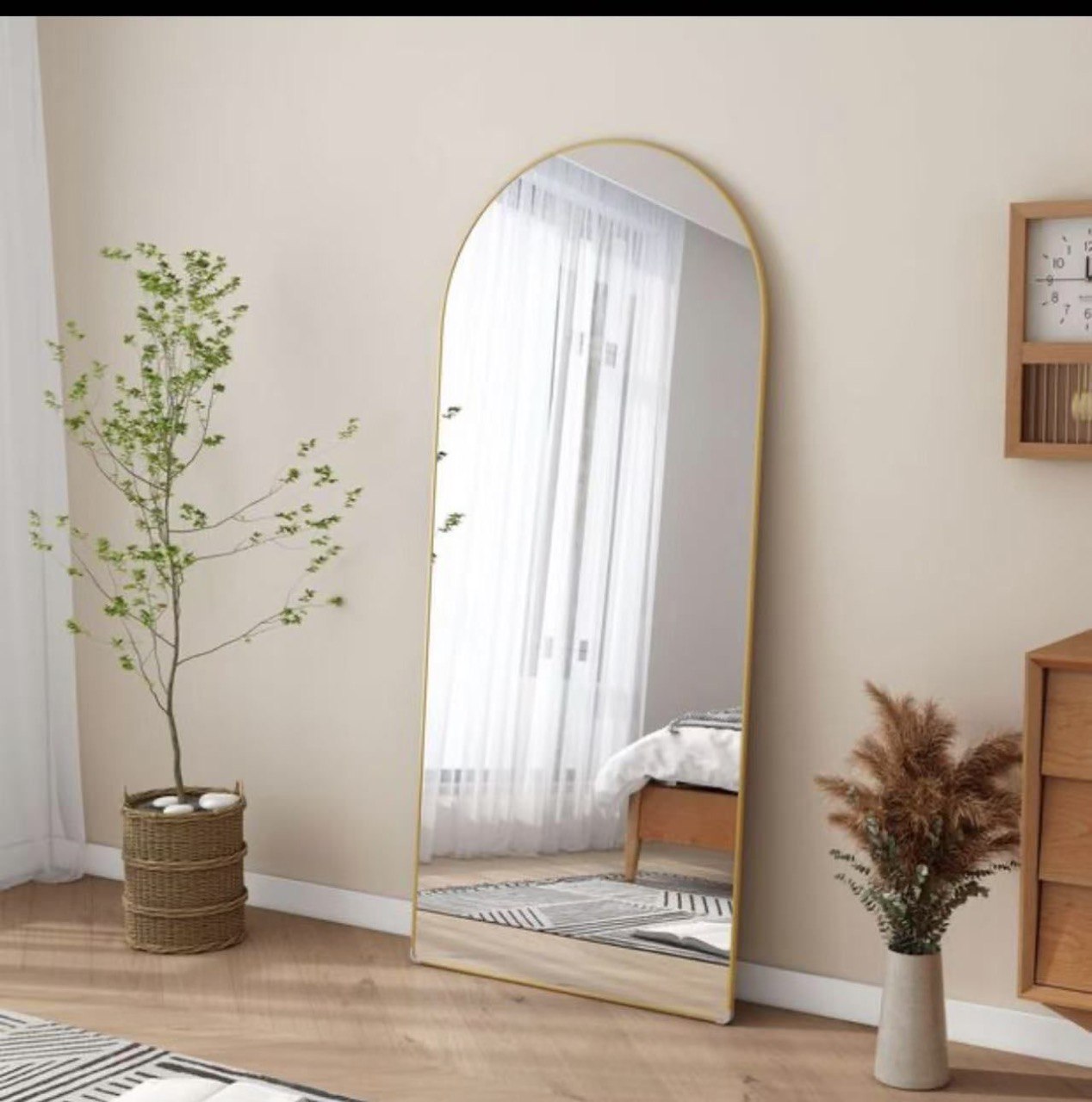 170x65cm Large Rectangular Round Metal